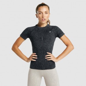 Camiseta Gymshark Adapt Animal Seamless Butterfly | 95ENKWACT