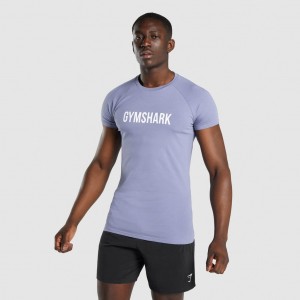 Camiseta Gymshark Apollo Azules Claro | 42WQGZLKR