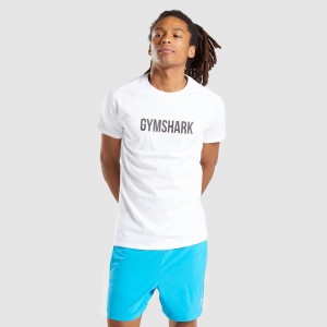 Camiseta Gymshark Apollo Blancas | 54IQBVXHW