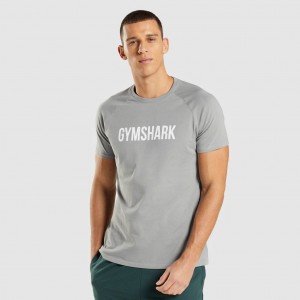 Camiseta Gymshark Apollo Gris | 89WBMQIXD