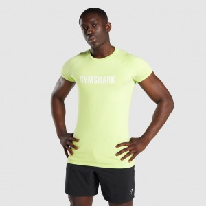 Camiseta Gymshark Apollo Verde | 54MYCWKAF