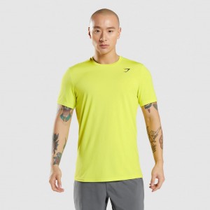 Camiseta Gymshark Arrival Amarillo | 31PDUOIEJ