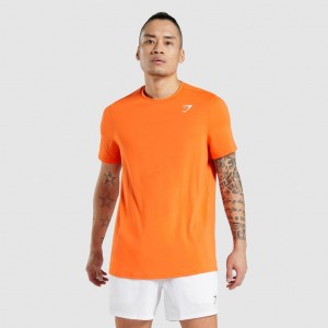 Camiseta Gymshark Arrival Regular Fit Naranjas | 45CRFNDVQ
