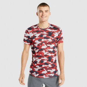 Camiseta Gymshark Arrival Rojas | 58FKTUANX