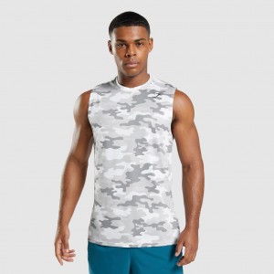 Camiseta Gymshark Arrival Sin Manga Gris Claro | 20JSNQVEY