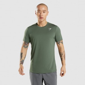 Camiseta Gymshark Arrival Verde | 87YZGQKTE