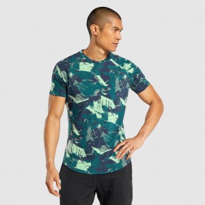 Camiseta Gymshark Bold Verde | 19OPJRGZT