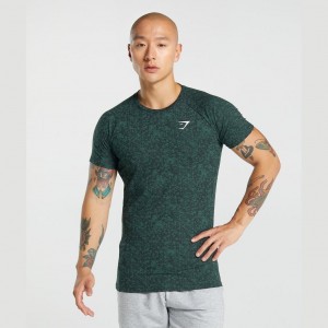 Camiseta Gymshark Critical 2.0 Verde Oscuro | 72DOVJGBQ