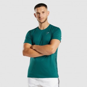 Camiseta Gymshark Deporte Teal | 19UOPRIHL