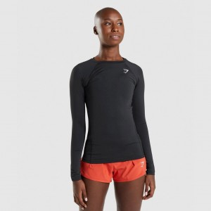Camiseta Gymshark Entrenamiento Baselayer Long Sleeve Negras | 82BZWQSRA