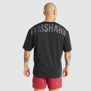 Camiseta Gymshark Power Negras | 60YQPBHWU