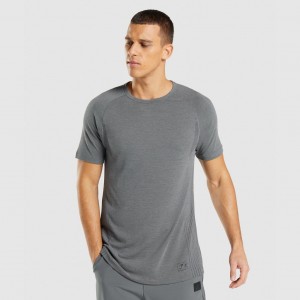 Camiseta Gymshark Retake Seamless Negras | 20SMJBALC