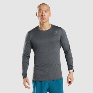 Camiseta Gymshark Speed Long Sleeve Negras | 54YNDFQSR