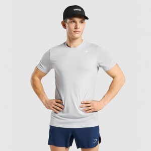 Camiseta Gymshark Sports Gris Claro | 26NAKZEMJ