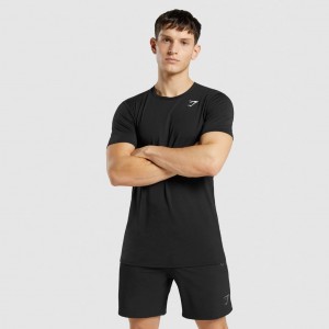 Camiseta Gymshark Sports Negras | 51XEVKIPM