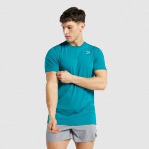 Camiseta Gymshark Sports Teal | 95STHFRLP