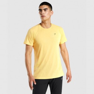 Camiseta Gymshark Studio Amarillo | 93YDWJFVS