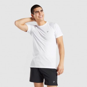 Camiseta Gymshark Studio Blancas | 82PKELASD