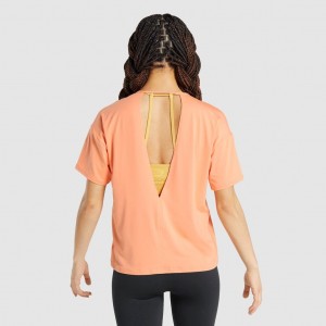 Camiseta Gymshark Studio Coral | 32PWEJYIA