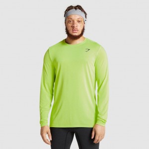 Camiseta Gymshark Vital Long Sleeve Verde | 10MPCAGHD