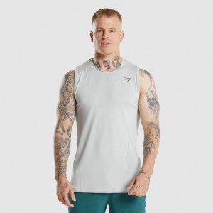 Camiseta Tirantes Gymshark Apex Gris Claro | 15DHKLGUT