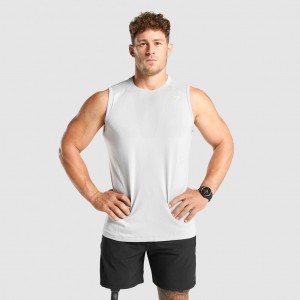 Camiseta Tirantes Gymshark Apex Seamless Gris Claro | 93NBHUREQ