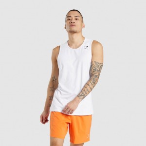Camiseta Tirantes Gymshark Arrival Blancas | 93UWHZARO
