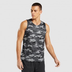 Camiseta Tirantes Gymshark Arrival Gris | 73DRWQLBI