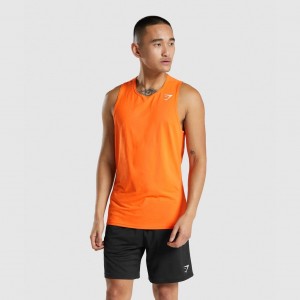Camiseta Tirantes Gymshark Arrival Naranjas | 17LTEGCMO