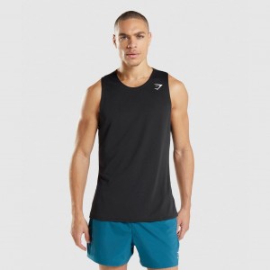 Camiseta Tirantes Gymshark Arrival Negras | 07YKXPLAR