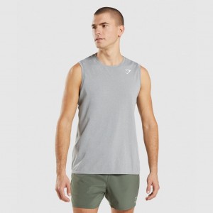 Camiseta Tirantes Gymshark Arrival Seamless Gris | 50FXDHYIO