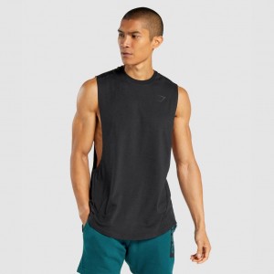 Camiseta Tirantes Gymshark Bold Drop Arm Negras | 32STGDYAL
