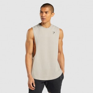 Camiseta Tirantes Gymshark Bold Drop Arm Gris | 03QFYZRDH