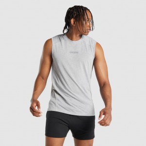 Camiseta Tirantes Gymshark Chalk Gris Claro | 06DQIPOUF