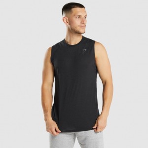 Camiseta Tirantes Gymshark Hyper Power Negras | 78NXKDIZM
