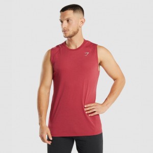 Camiseta Tirantes Gymshark Hyper Power Rojas | 02RUDCOGB