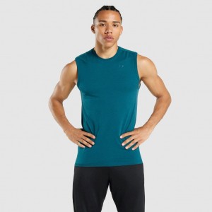 Camiseta Tirantes Gymshark Regulate Entrenamiento Teal | 50ZBDNOJX
