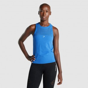 Chaleco Gymshark Energy Seamless Loose Azules | 03UJLASBK