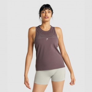 Chaleco Gymshark Energy Seamless Loose Marrones | 03CDWSZXM