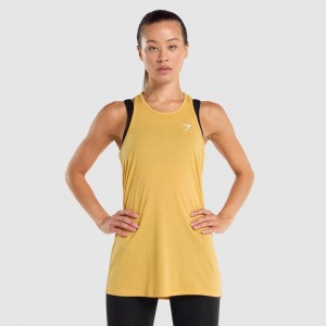 Chaleco Gymshark Entrenamiento Oversized Amarillo | 90EIJCHNY