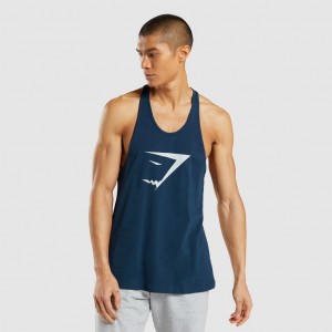 Chaleco Gymshark Sharkhead Infill Stringer Azul Marino | 81FNPQTXI