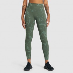 Leggins Gymshark Adapt Camo Seamless Savanna | 09JNUZTBS