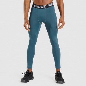 Leggins Gymshark Element Baselayer Tuscan Teal | 24DRGFIHN