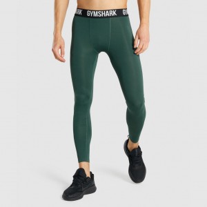 Leggins Gymshark Element Baselayer Verde Oscuro | 75CTFDZWJ