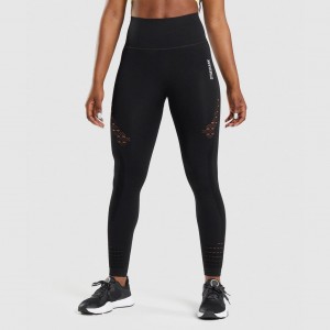 Leggins Gymshark Energy Seamless Negras | 94EZBKWLG
