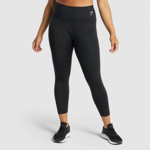 Leggins Gymshark Entrenamiento 7/8 Negras | 64EUWZNJY