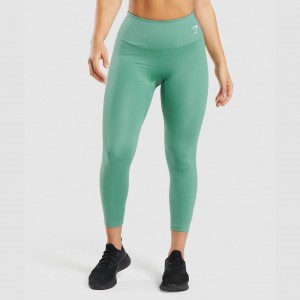 Leggins Gymshark Entrenamiento 7/8 Verde | 50YGPRJWH