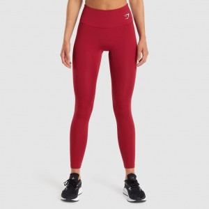 Leggins Gymshark Entrenamiento Burdeos | 68JGBILVW