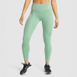 Leggins Gymshark Entrenamiento Verde | 76QPMJXLV
