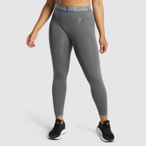 Leggins Gymshark Fit Seamless Charcoal | 47RDNOTCJ
